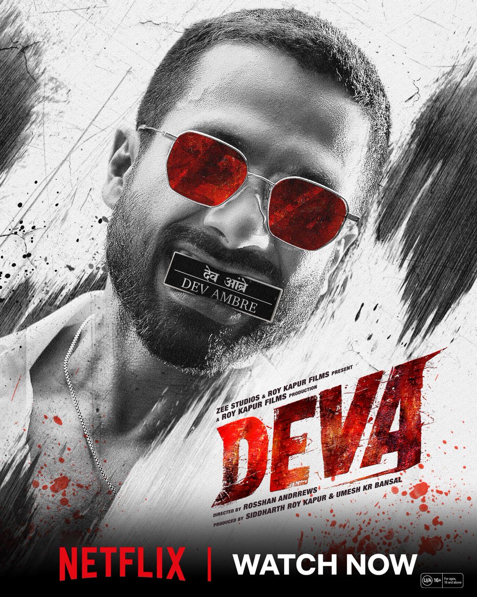 Deva (2025) 480p + 720p + 1080p NF WEB-DL Hindi DDP5.1 ESub