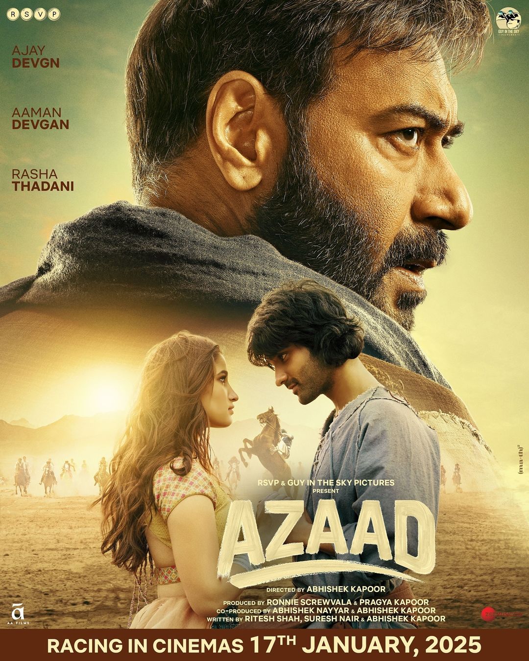 Azaad 2025 NF Web-DL Hindi DD5.1 [ 1080p + 720p + 480p + HEVC ]