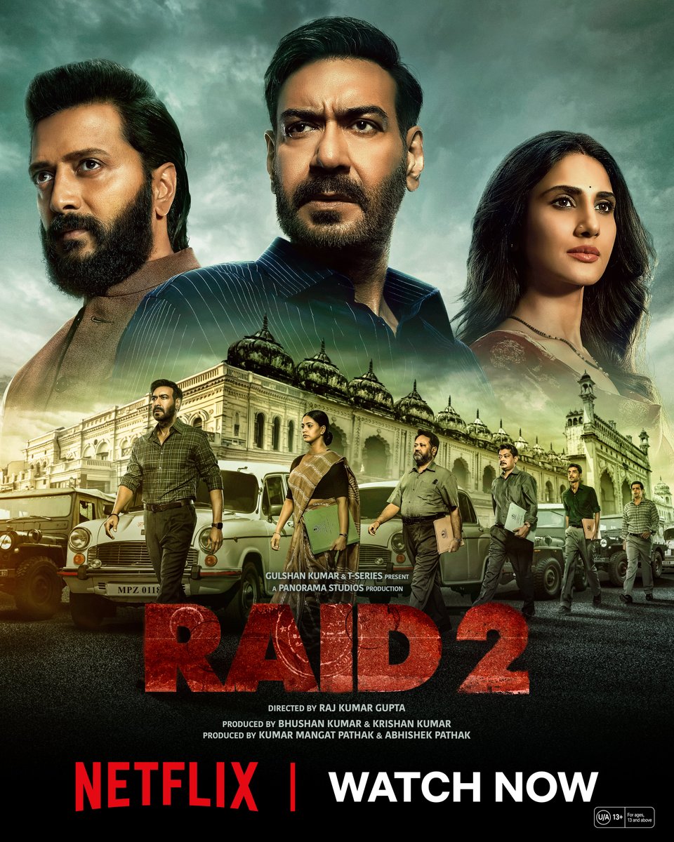 Raid 2 (2025) 480p + 720p + 1080p + 2160p NF UHD WEB-DL Hindi DDP5.1 ESub