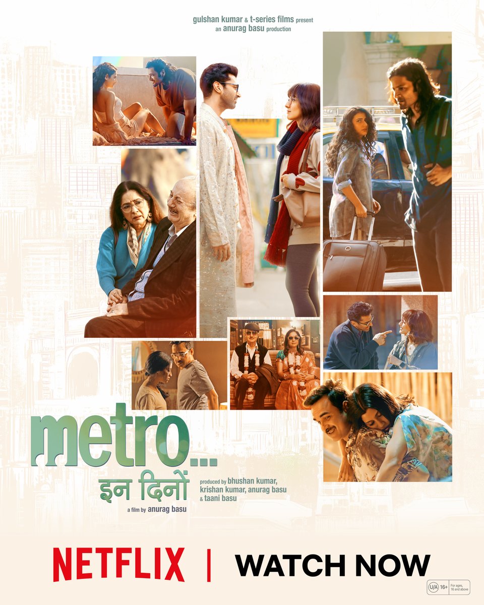 Metro in Dino (2025) 480p | 720p | 1080p | 2160p NF UHD WEB-DL Hindi DDP5.1 ESub
