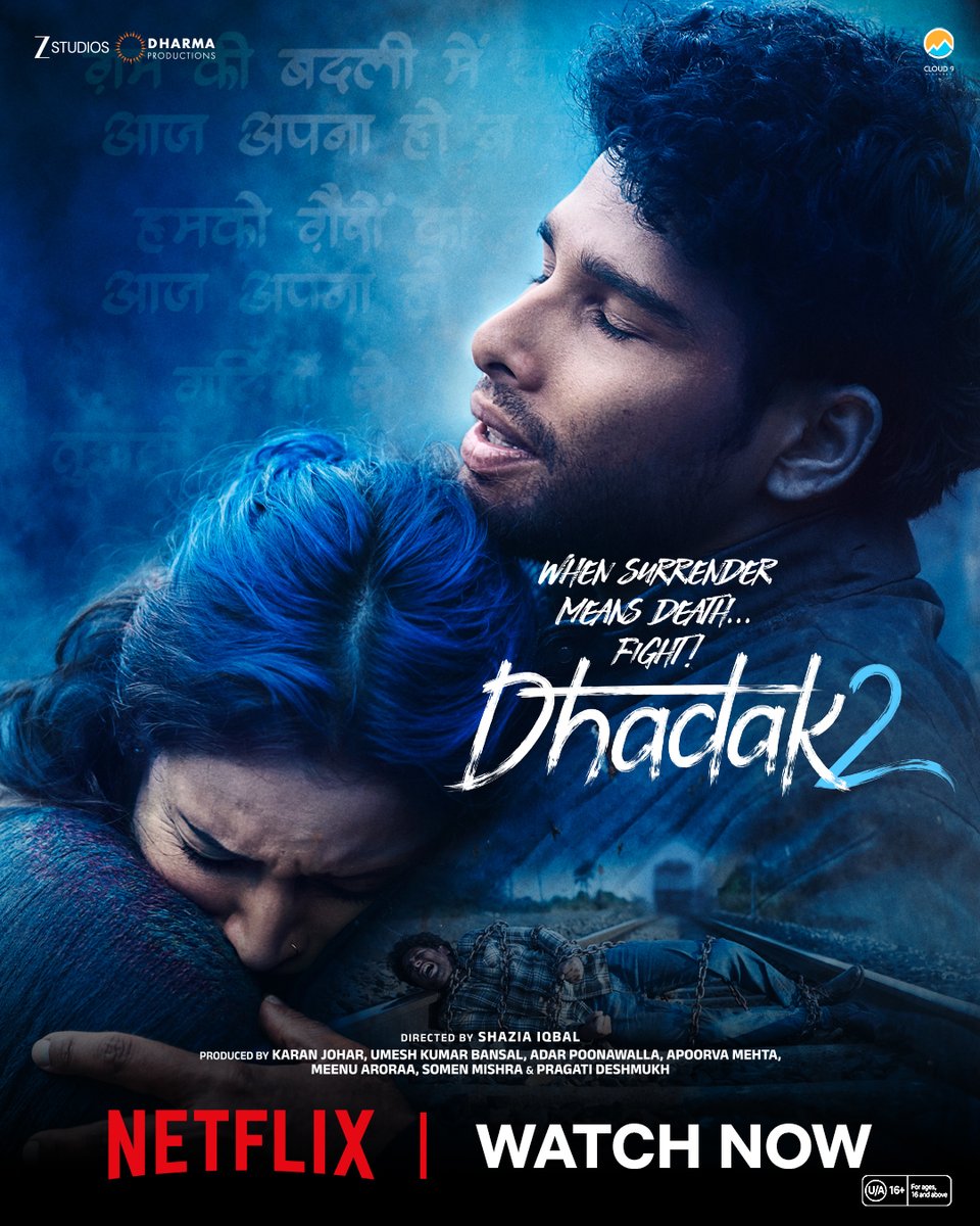 Dhadak 2 (2025) 480p | 720p | 1080p | 2160p NF UHD WEB-DL Hindi DDP5.1 Atmos ESub