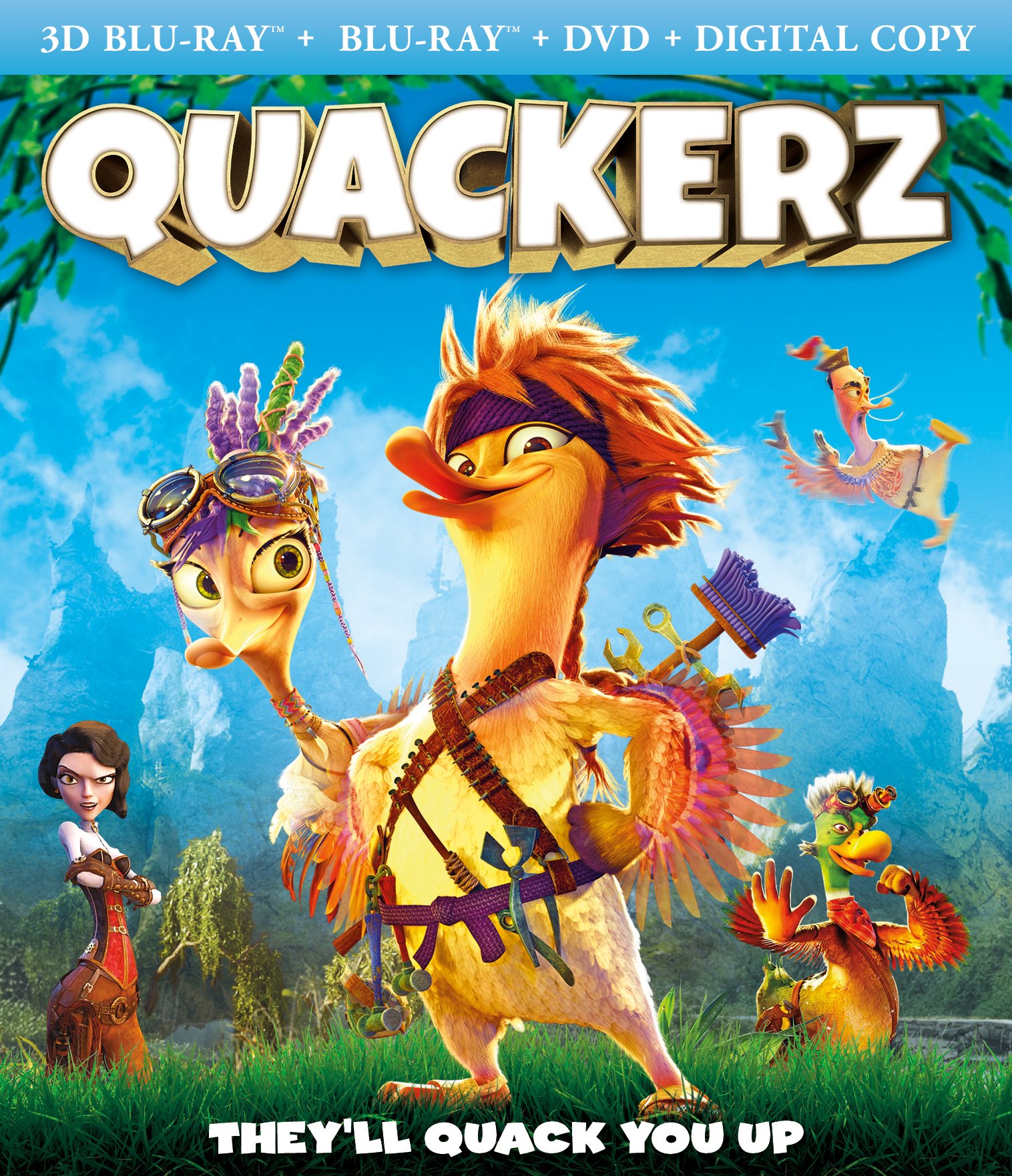 Quackerz (2016) 480p + 720p + 1080p BluRay Dual Audio [Hindi DD2.0 + English DTS-HD MA 5.1] ESub
