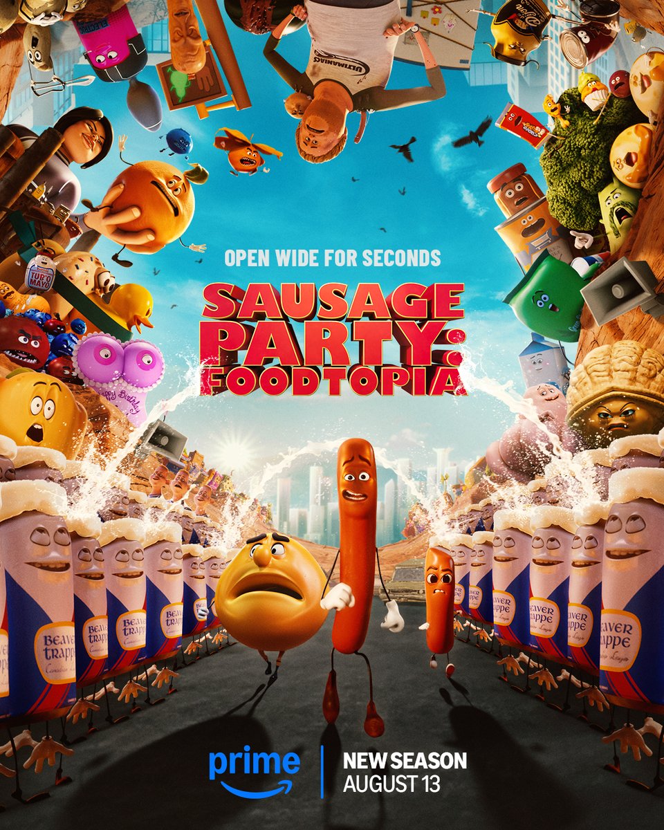 Sausage Party Foodtopia (2025) S02 480p + 720p + 1080p AMZN WEB-DL Dual Audio [Hindi + English DDP5.1] ESub