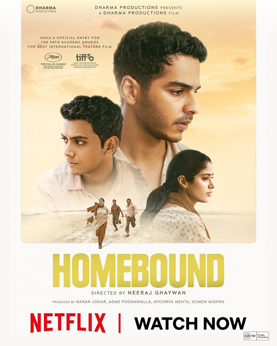Homebound (2025) 480p | 720p | 1080p | 2160p UHD WEB-DL Dual Audio [Hindi + English DDP5.1] ESub