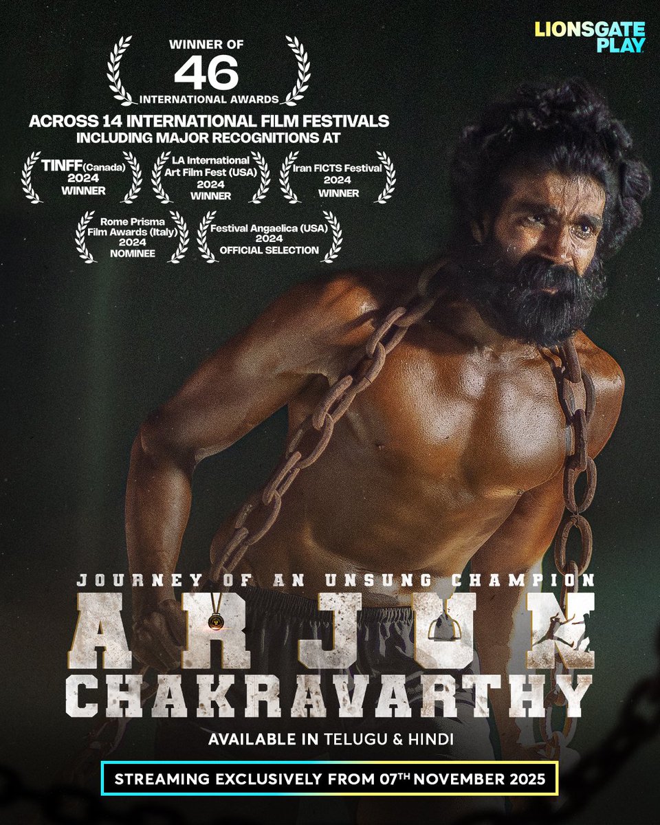 Arjun Chakravarthy a Journey of an Unsung Champion (2025) 480p | 720p | 1080p AMZN WEB-DL Hindi DDP5.1 ESub