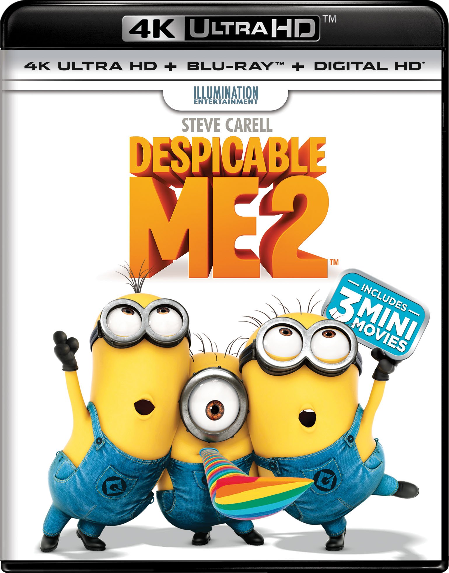Despicable Me 2 (2013) 480p | 720p | 1080p | 2160p UHD BluRay REMUX Dual Audio [Hindi DTS 5.1 + English DTS-X 7.1] ESub