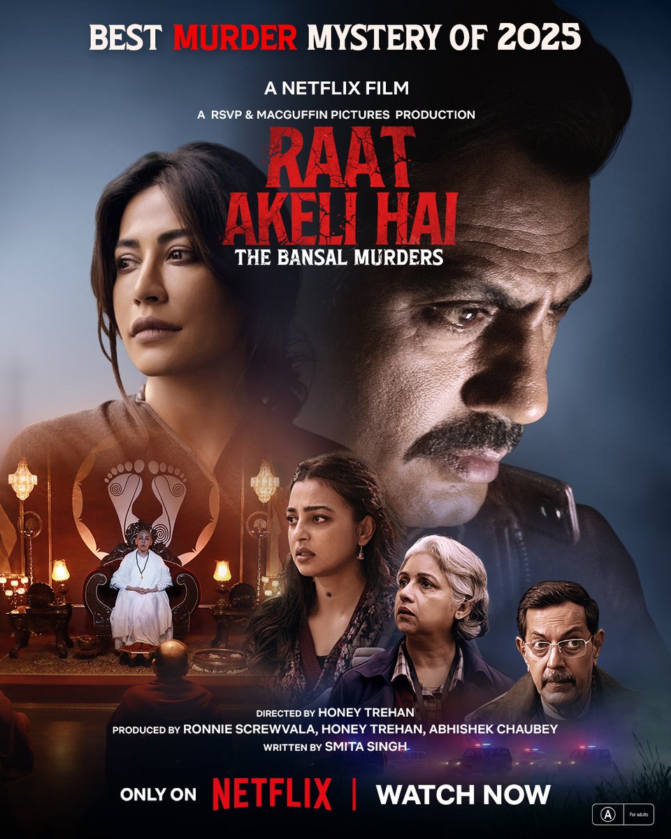 Raat Akeli Hai The Bansal Murders (2025) 480p | 720p | 1080p | 2160p NF UHD WEB-DL Dual Audio [Hindi DDP5.1 Atmos + English DDP5.1] ESub